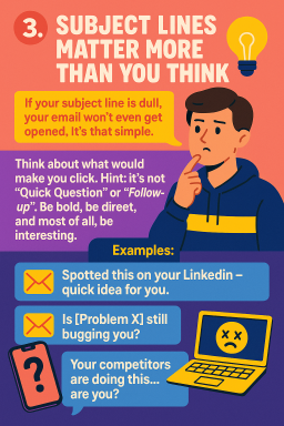 3. subject lines matter