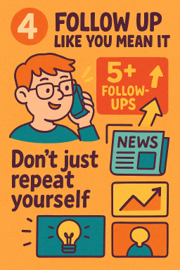 4. follow up like you mean it